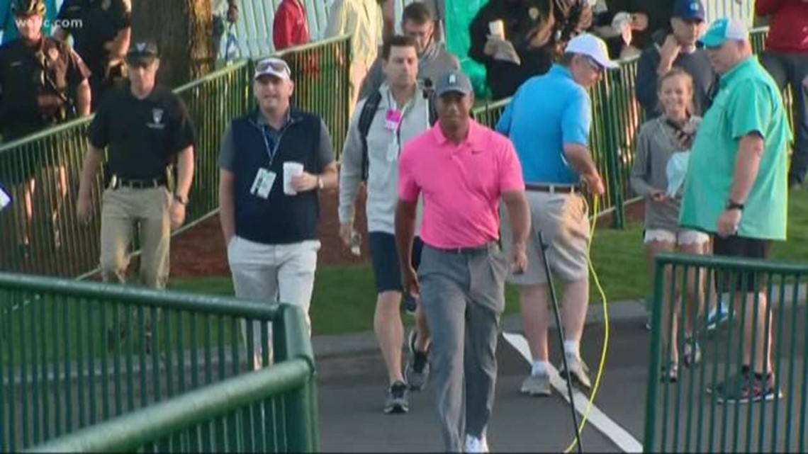 Tiger steals the show at Wells Fargo ProAm