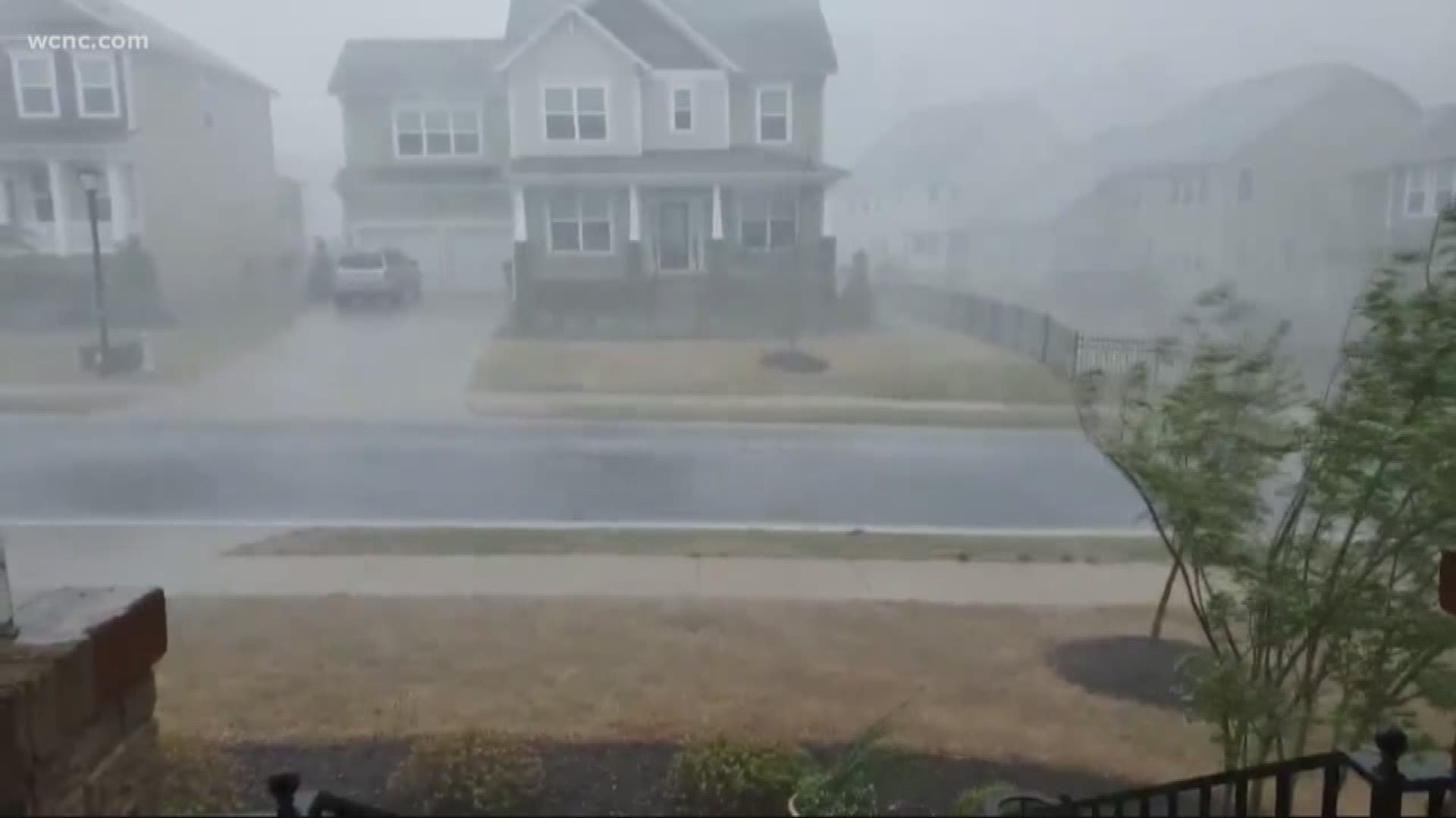 Severe weather pounded the Carolinas over the weekend.