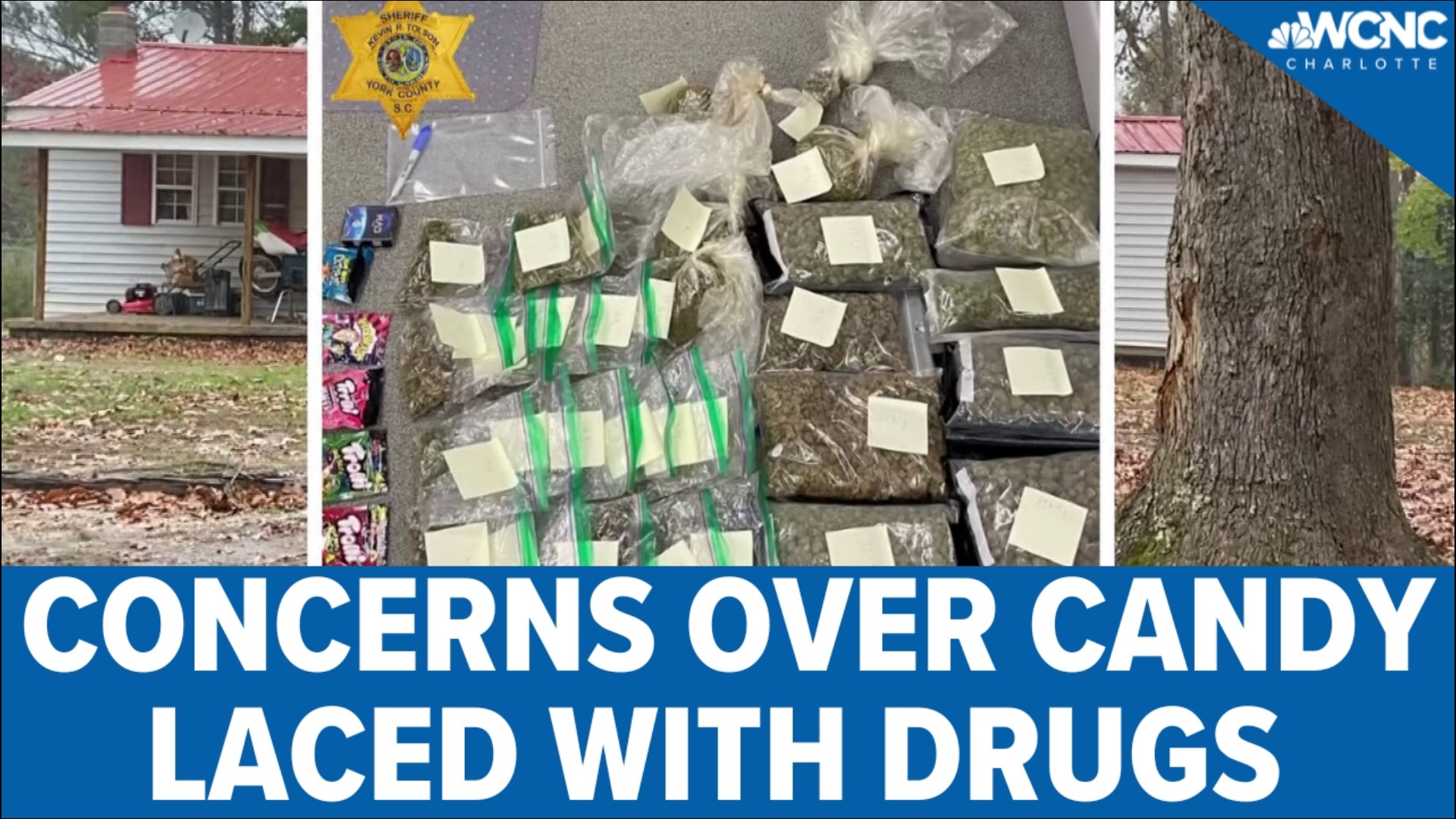 Authorities say they're worried candy laced with drugs could reach children.