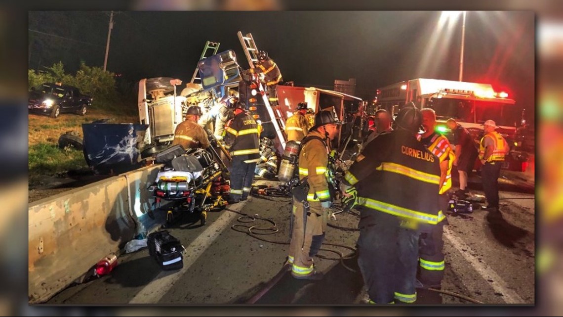 Crash Shuts Down I-77 Southbound In Cornelius | Wcnc.com