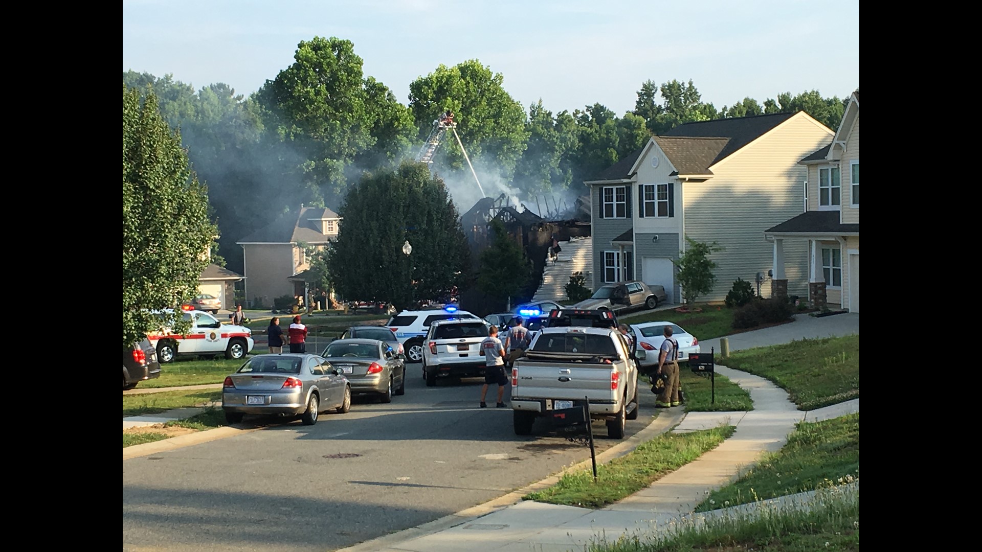 Fire destroys home in northwest Charlotte