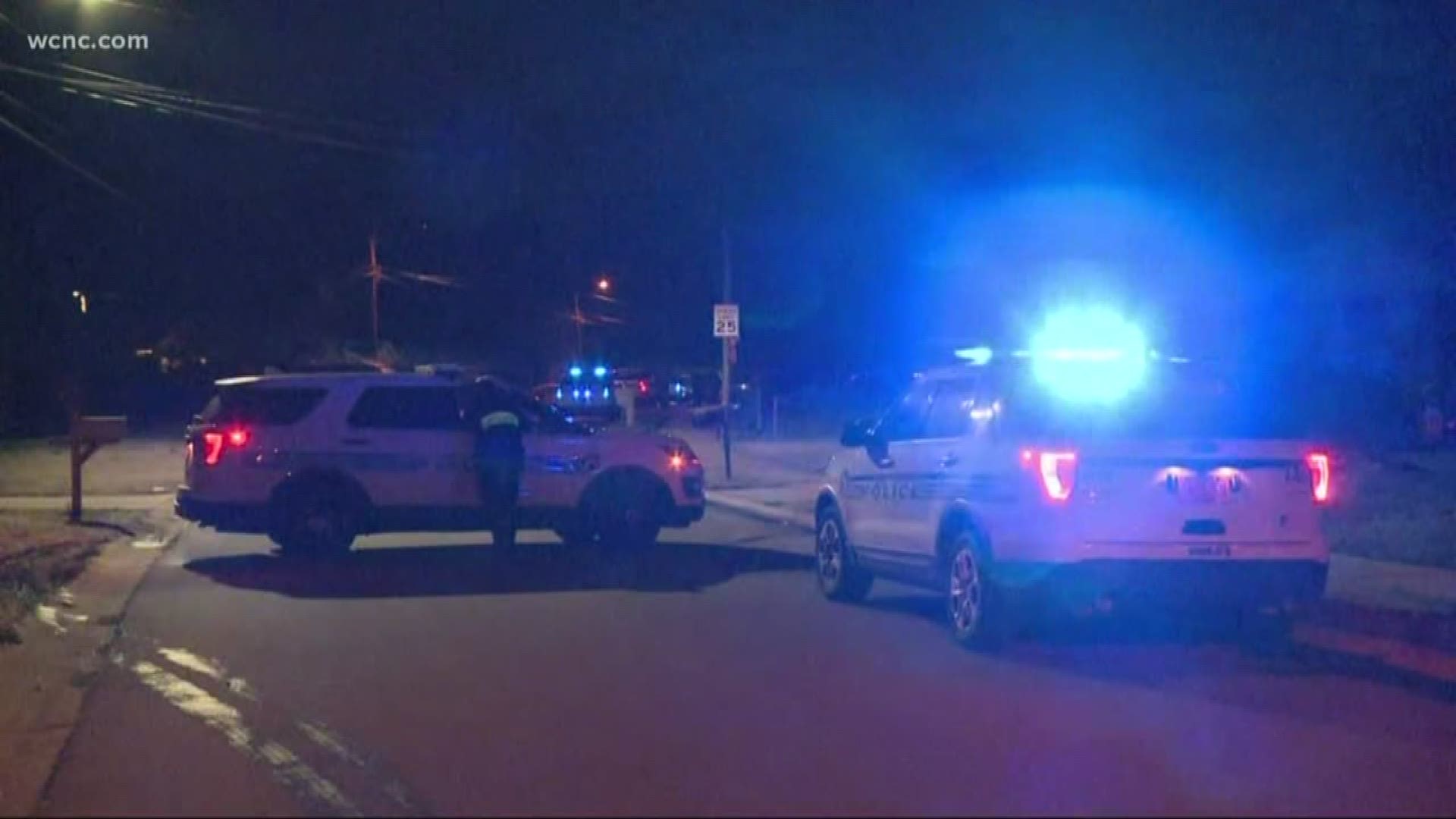 One man died after two people were shot in a north Charlotte home early Wednesday morning.