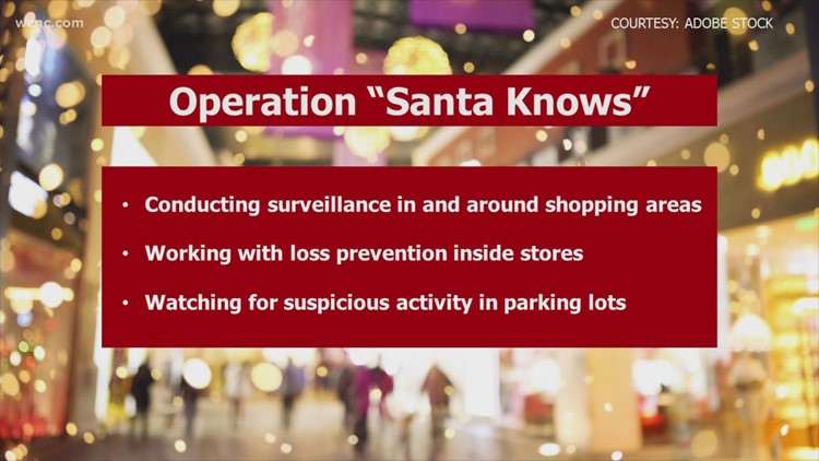 Matthews PD launching 'Operation Santa Knows'in effort to catch shoplifters