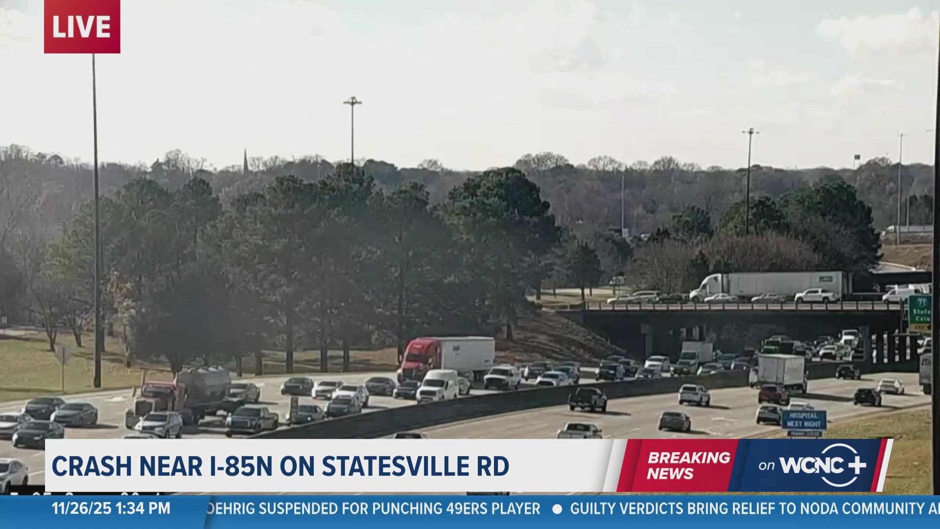 Scene cleared after deadly crash reported on Statesville Avenue