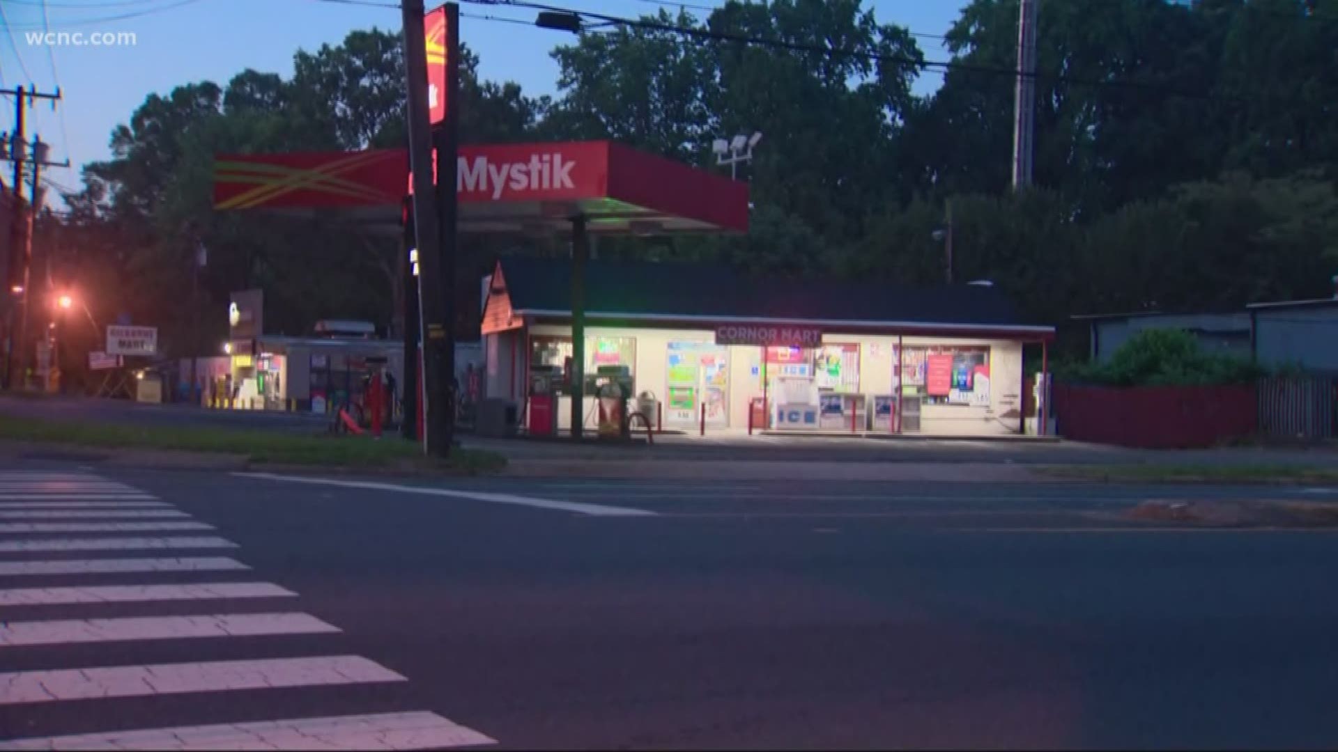 According to police, it appears the shooting happened when two men robbed the Corner Mart convenience store.