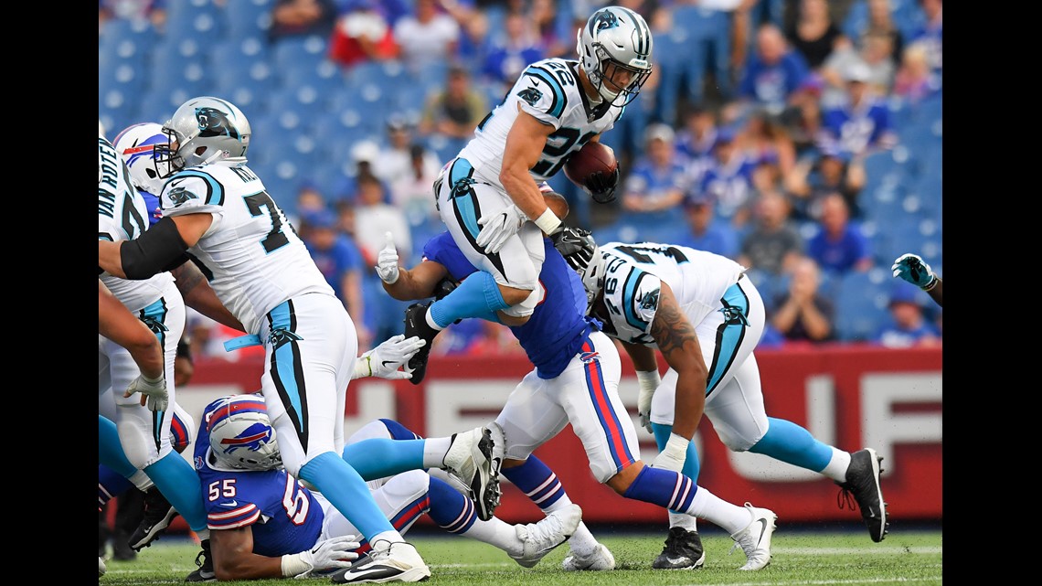 Benjamin, Newton renew feud in Panthers 28-23 win over Bills