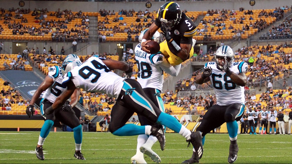 Dobbs shines, Steelers roll by Panthers 39-24