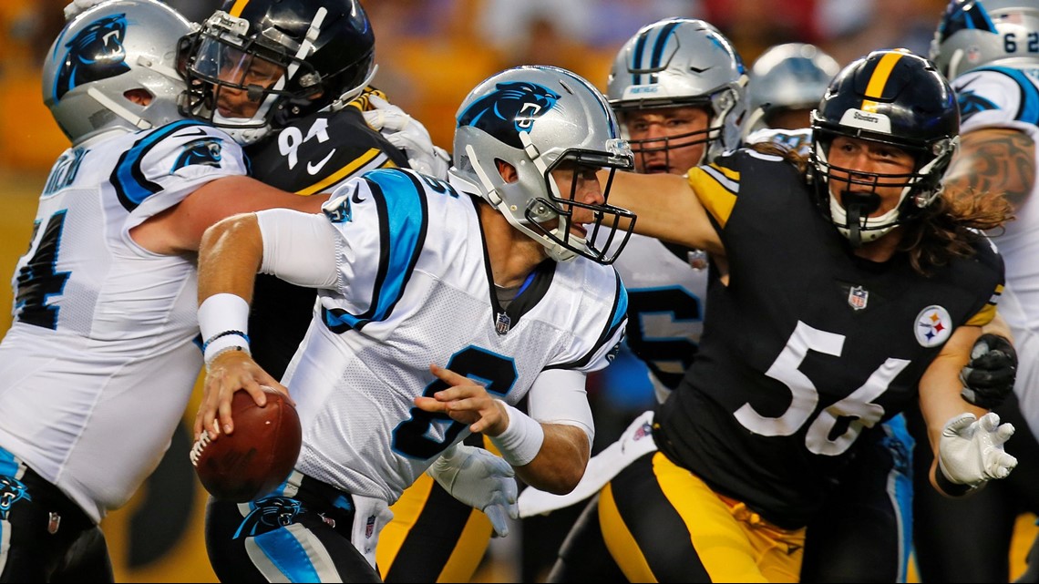 Dobbs shines, Steelers roll by Panthers 39-24