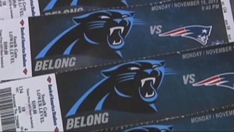 Panthers fans warned to beware of fake tickets, merchandise