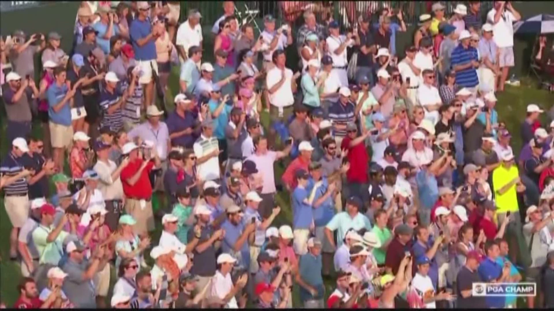 Estimates say over 200,000 people attended the PGA Championship