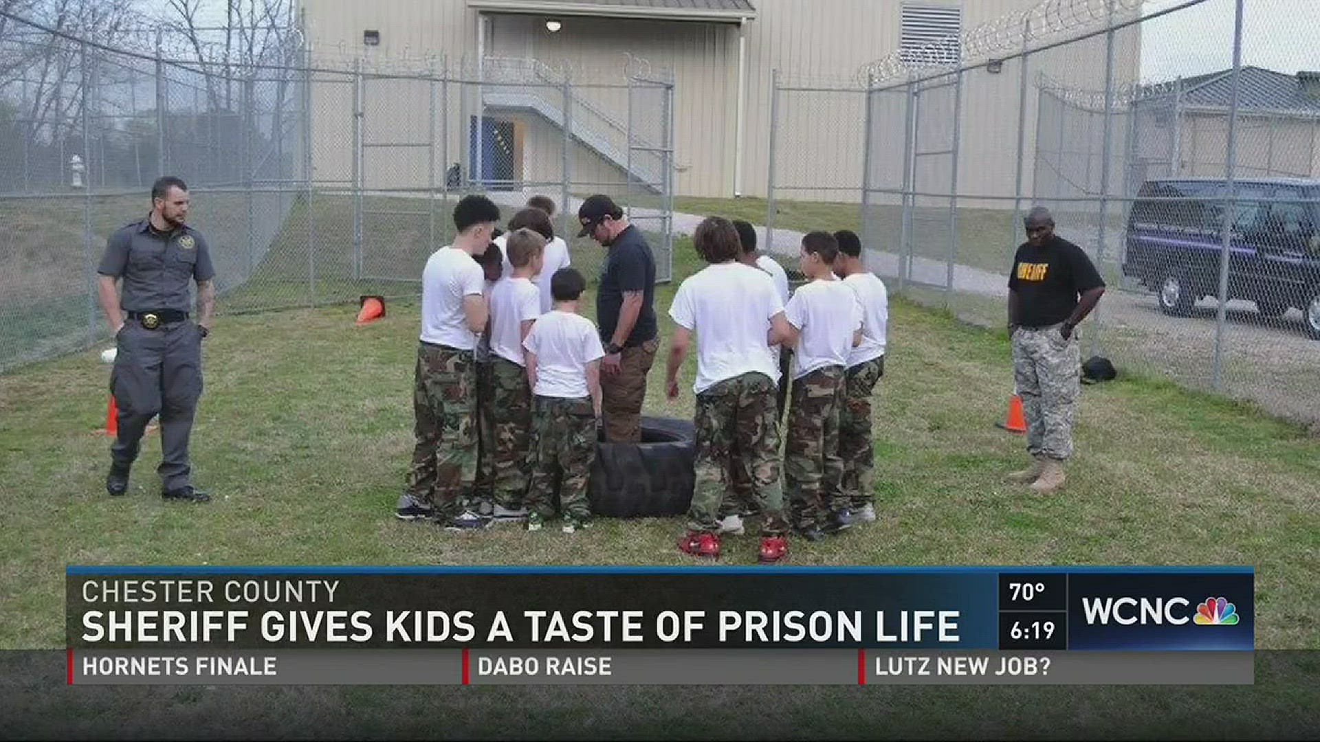 Sheriff gives kids a taste of prison life