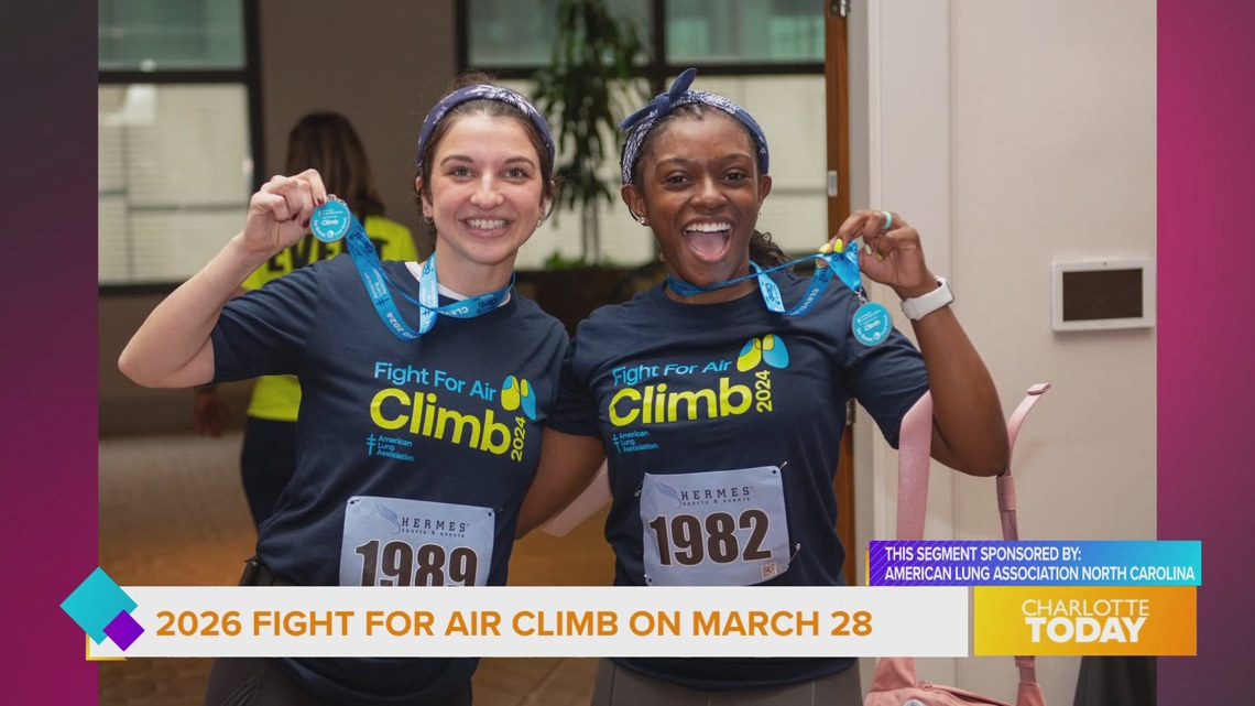 Climbers take on The VUE for lung health at 2026 Fight for Air Climb