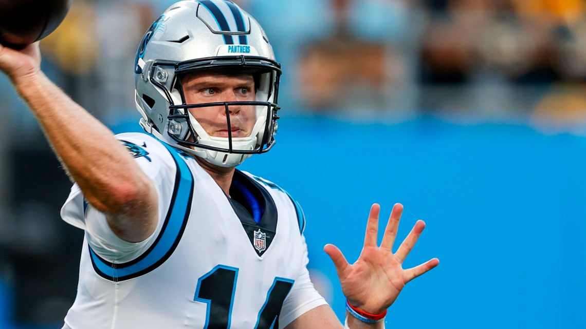 Darnold throws 2 TDs, Panthers smother Steelers backups 34-9