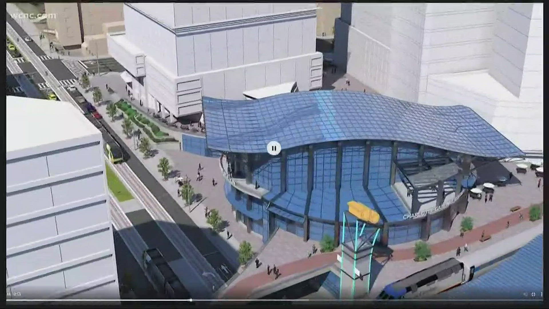 Charlotte officials will finally break ground on a long-awaited train station in uptown.