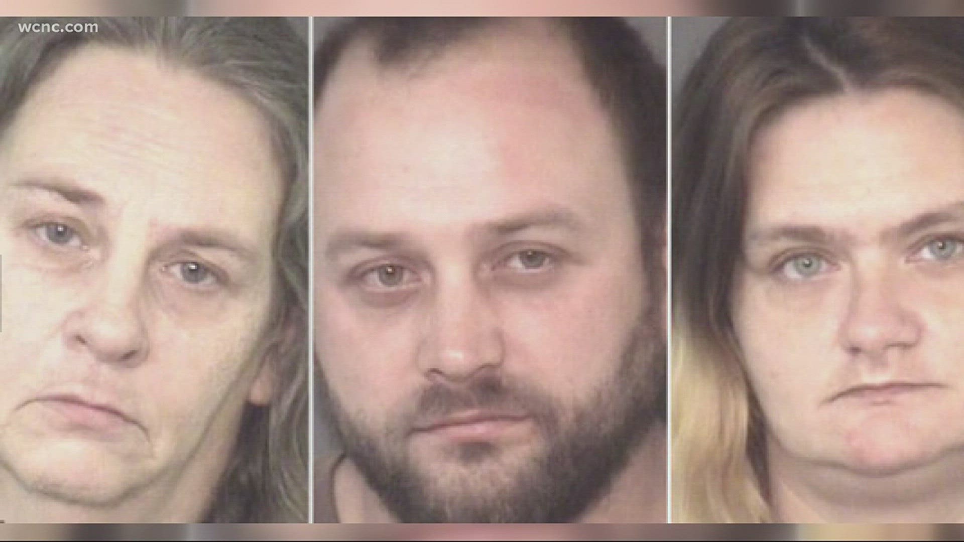 Three people have been arrested in connection with the violent assault and robbery that left an elderly man in critical condition Saturday night in Union County.