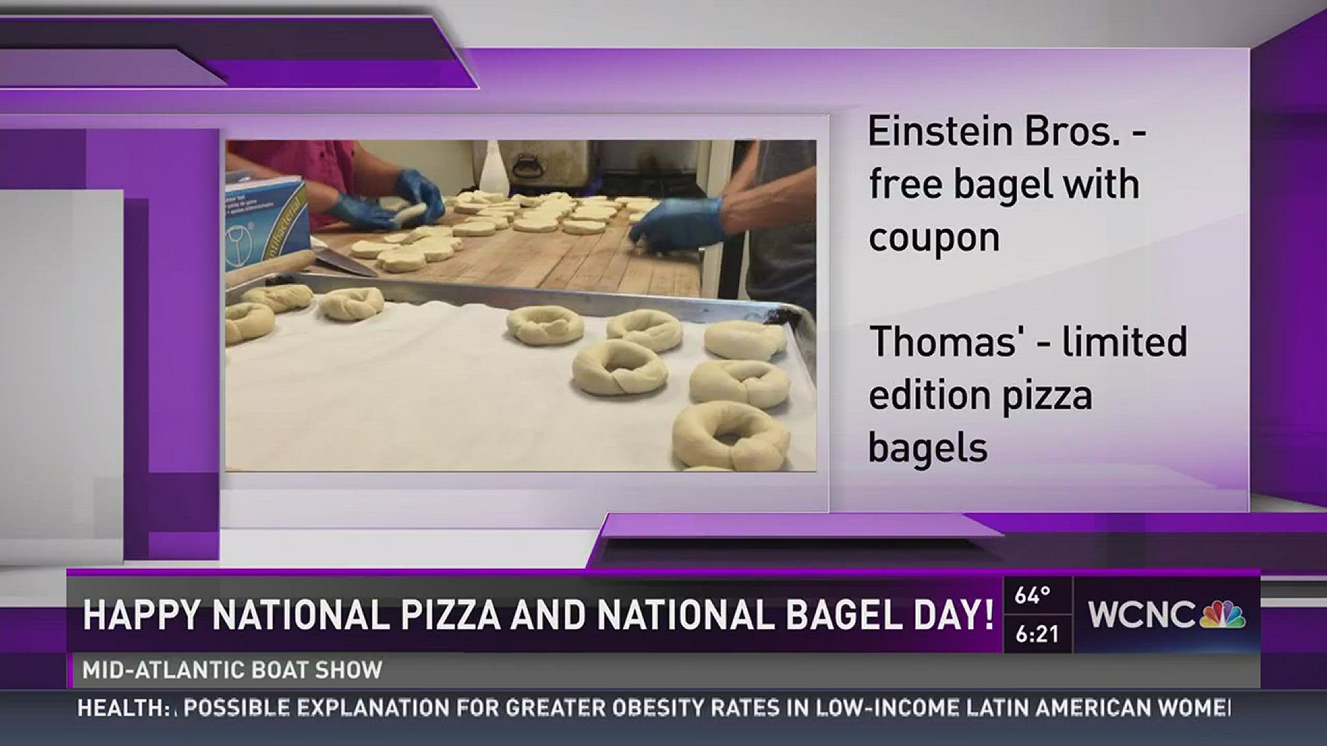 It's a delicious day for food lovers, as we celebrate bagels and pizza with freebies and deals.