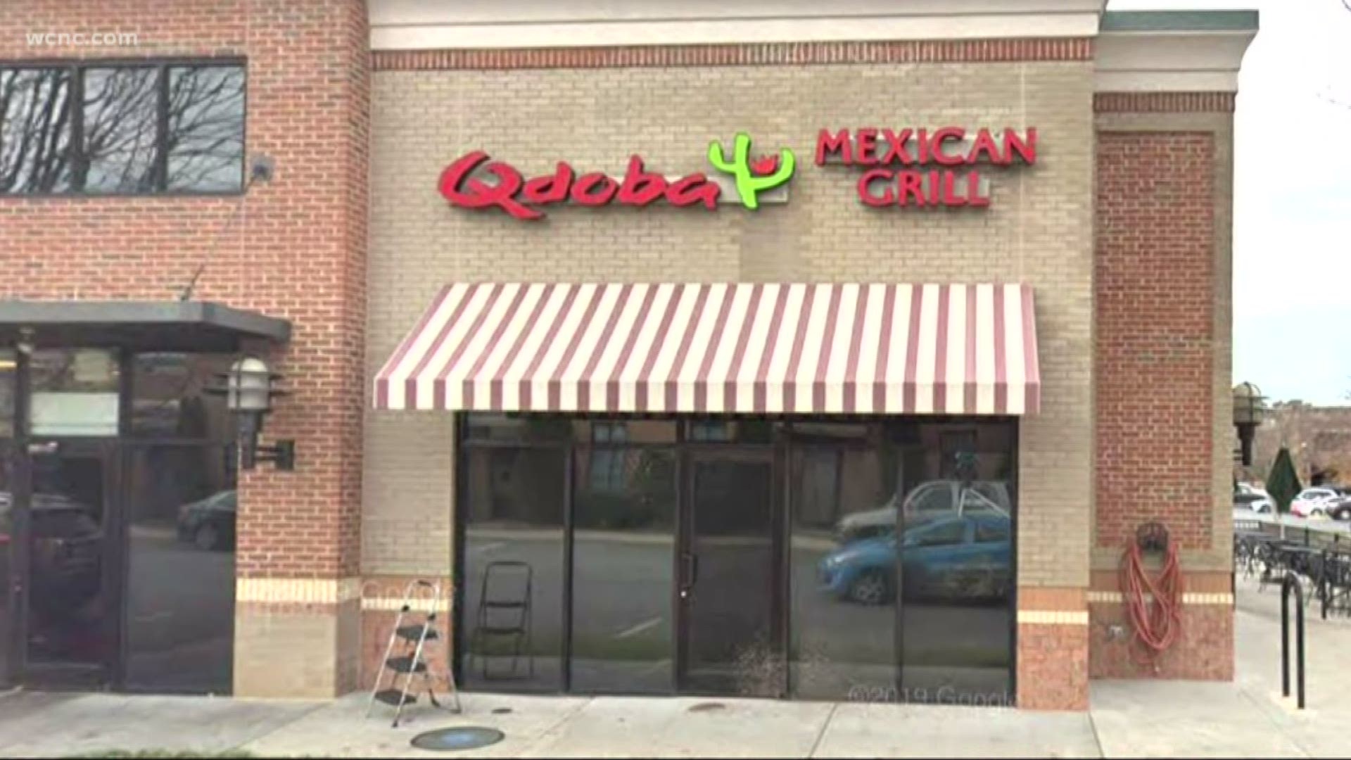 A worker at a Qdoba in Matthews was seen taking out garbage before handling food. And they didn't wash their hands.