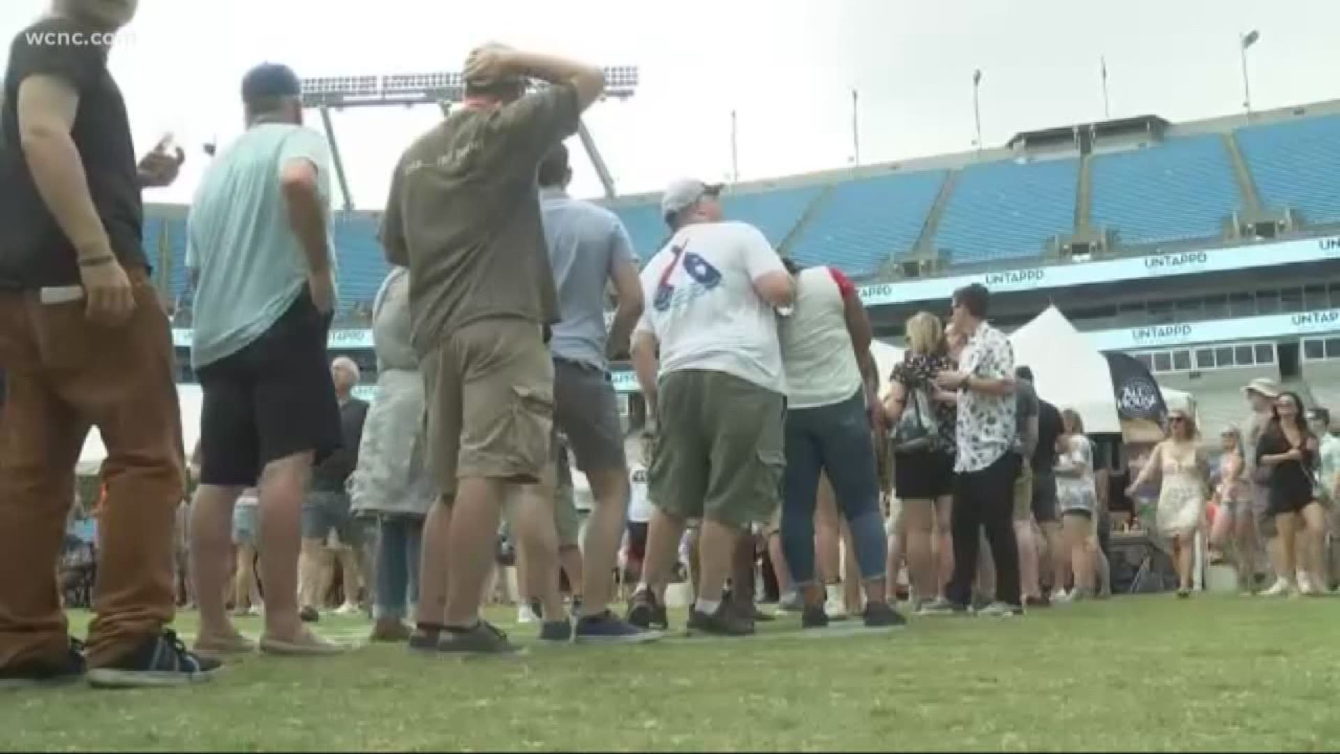 It was supposed to be a fun Saturday afternoon for thousands of people who turned out for the first Untappd Beer Festival at Bank of America Stadium.