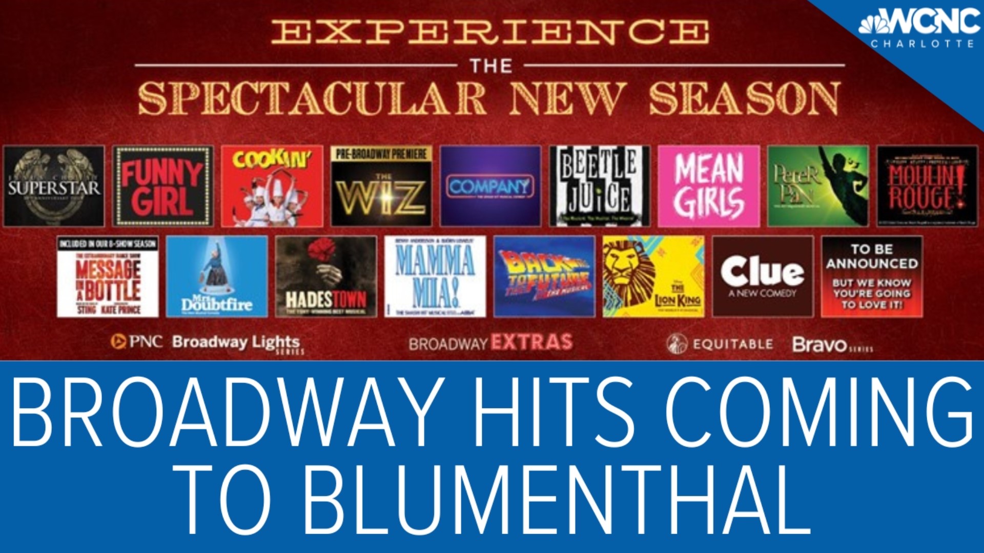 Broadway classics, in Blumenthal Performing Arts season