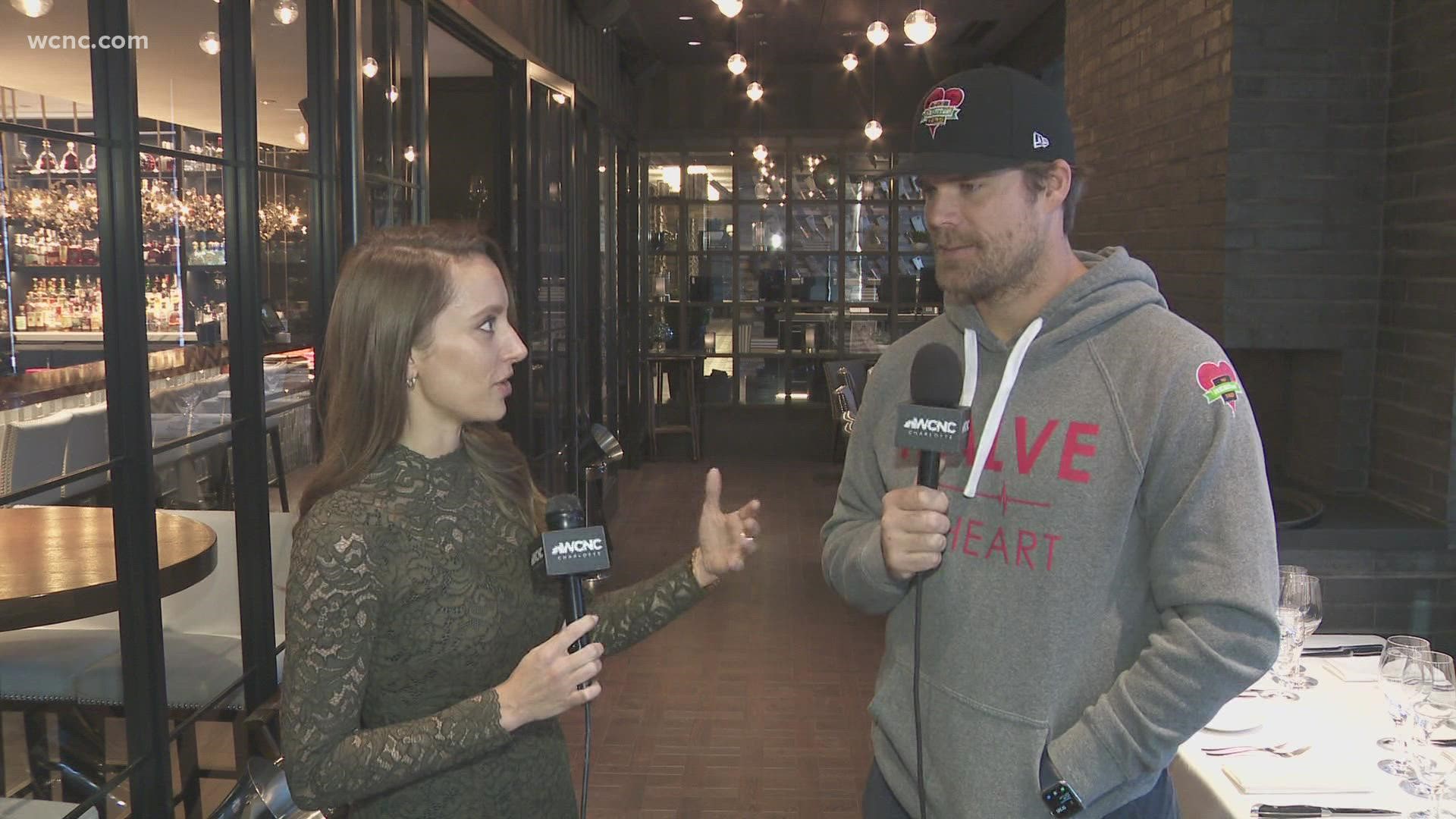 Panthers legend Greg Olsen spoke with WCNC Charlotte's Ashley Stroehlein about the foundation's upcoming event and what the Charlotte community means to him.