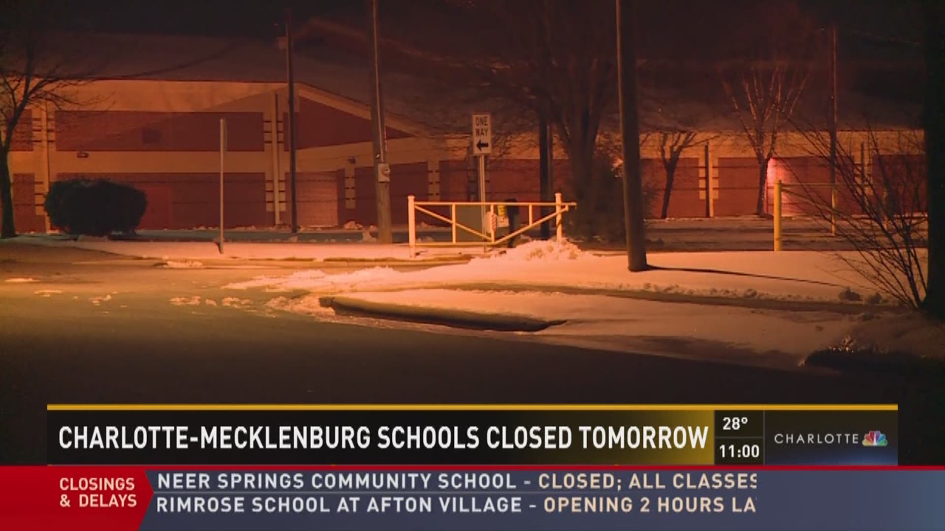 Charlotte Mecklenburg Schools closed Tuesday