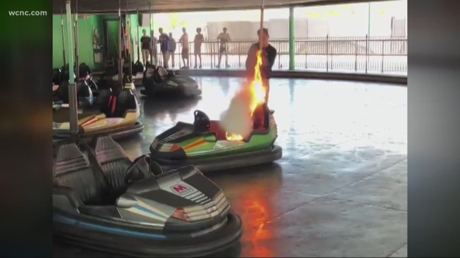 carowinds bumper cars