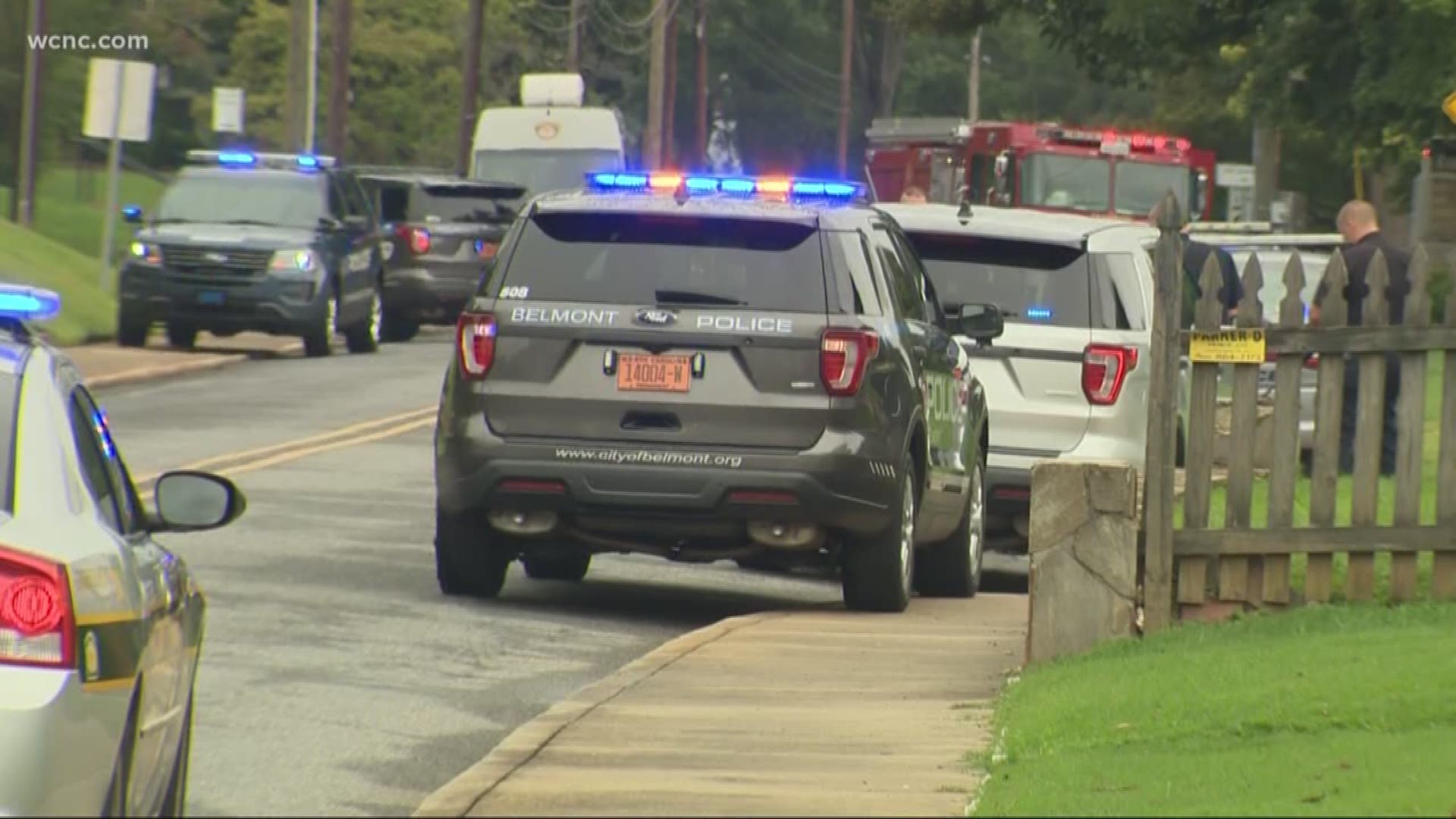 A Cramerton school and apartment complex were evacuated after an armed suspect barricaded himself inside the apartment complex, law enforcement confirmed to WCNC.