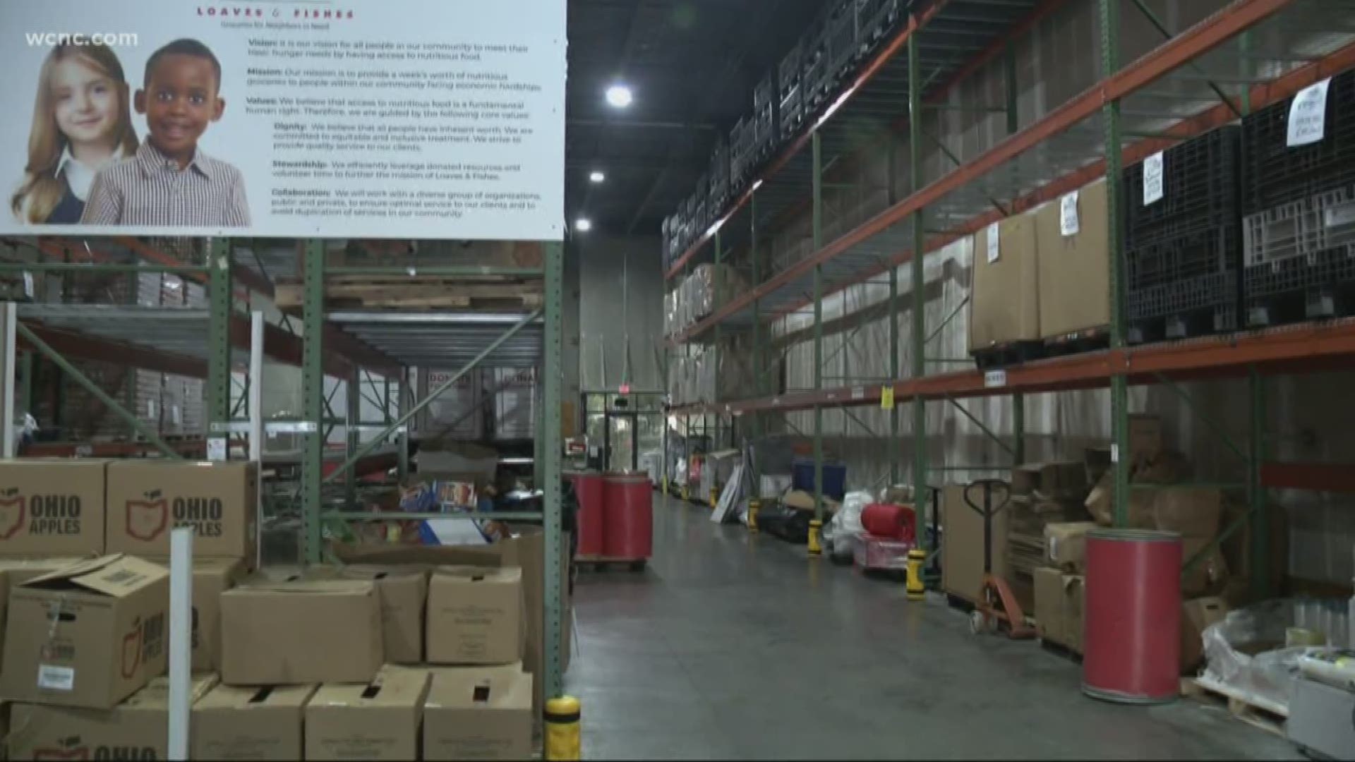 Leaders at the food pantry are warning shoppers to avoid panic buying in order to prevent any future issues.