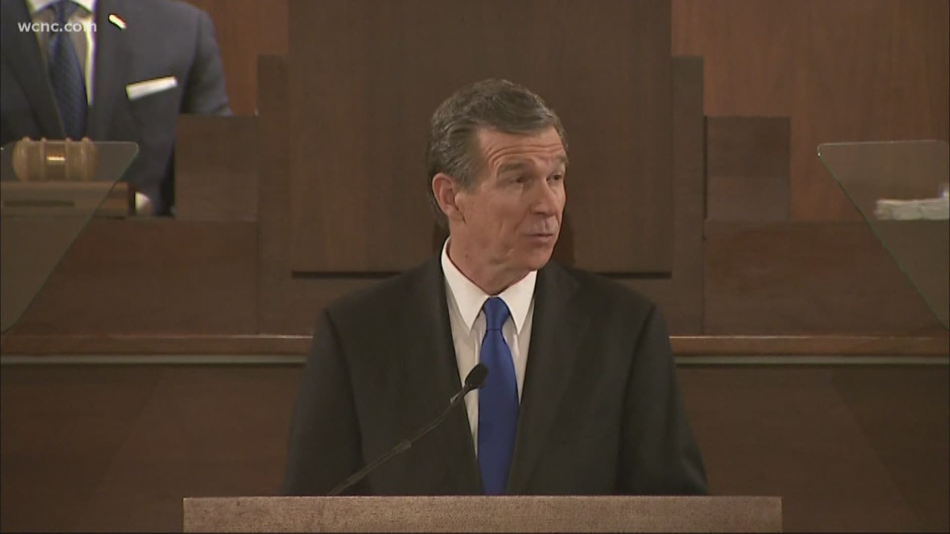 During his State of the State address, North Carolina Gov. Roy Cooper said his focus will be on the economy and schools in 2019, saying he will put efforts toward increasing teacher pay and building new schools.