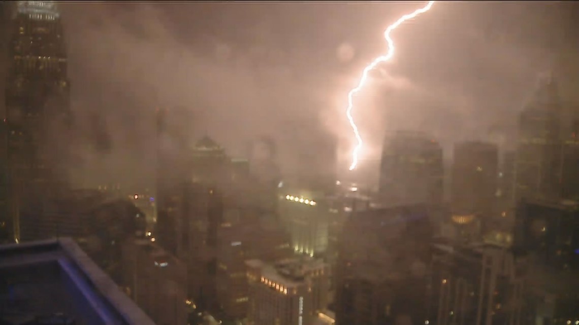 Strong thunderstorms knock out power across Charlotte NC area | wcnc.com