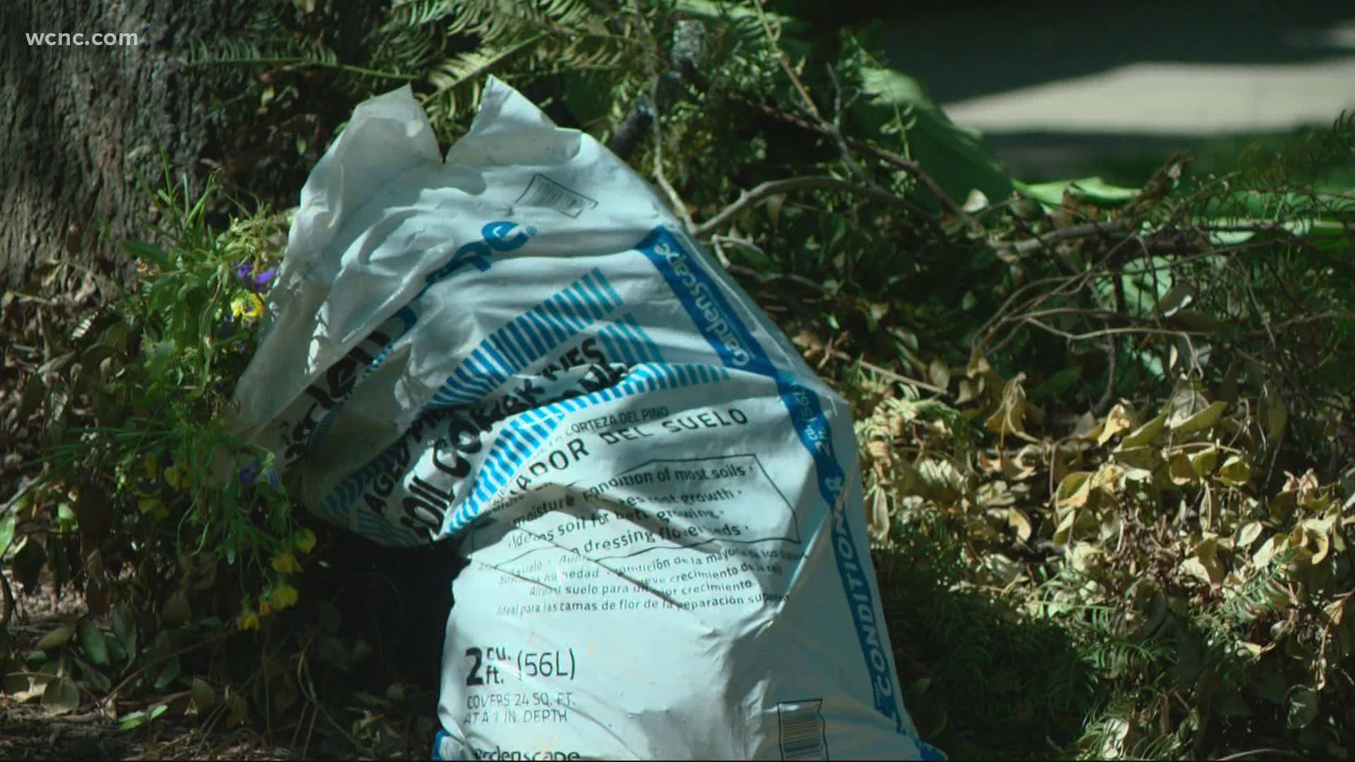 The city has been trying to catch up with yard waste collection. Solid Waste Services says the sheer volume of waste and weather, in some cases, has slowed it down.