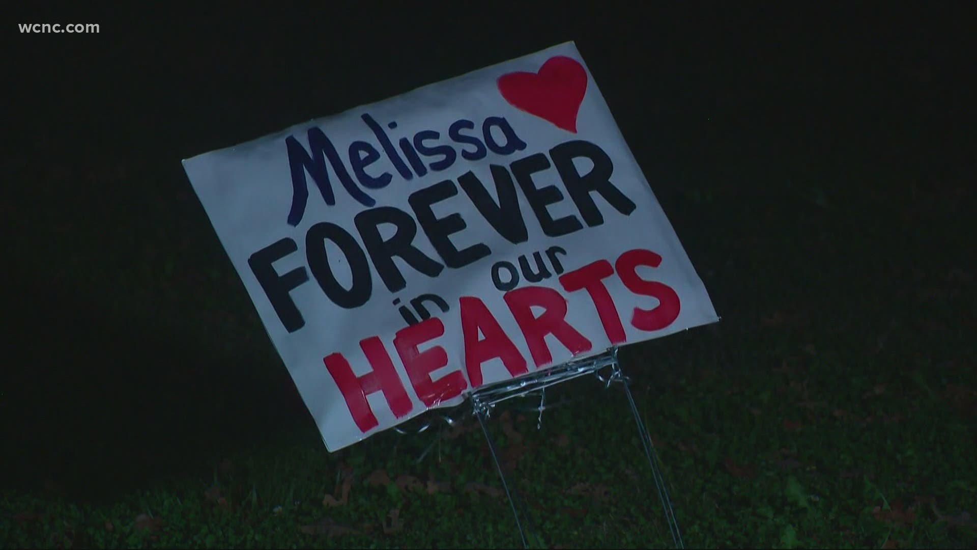 A memorial for Melissa Bowman has been growing outside Poplin Elementary.