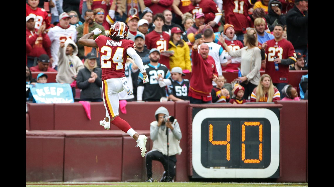 Norman intercepts Newton, Redskins beat Panthers 23-17