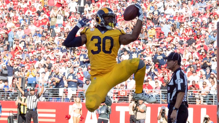 Los Angeles Rams RB Todd Gurley is 'all in' on NFL Color Rush