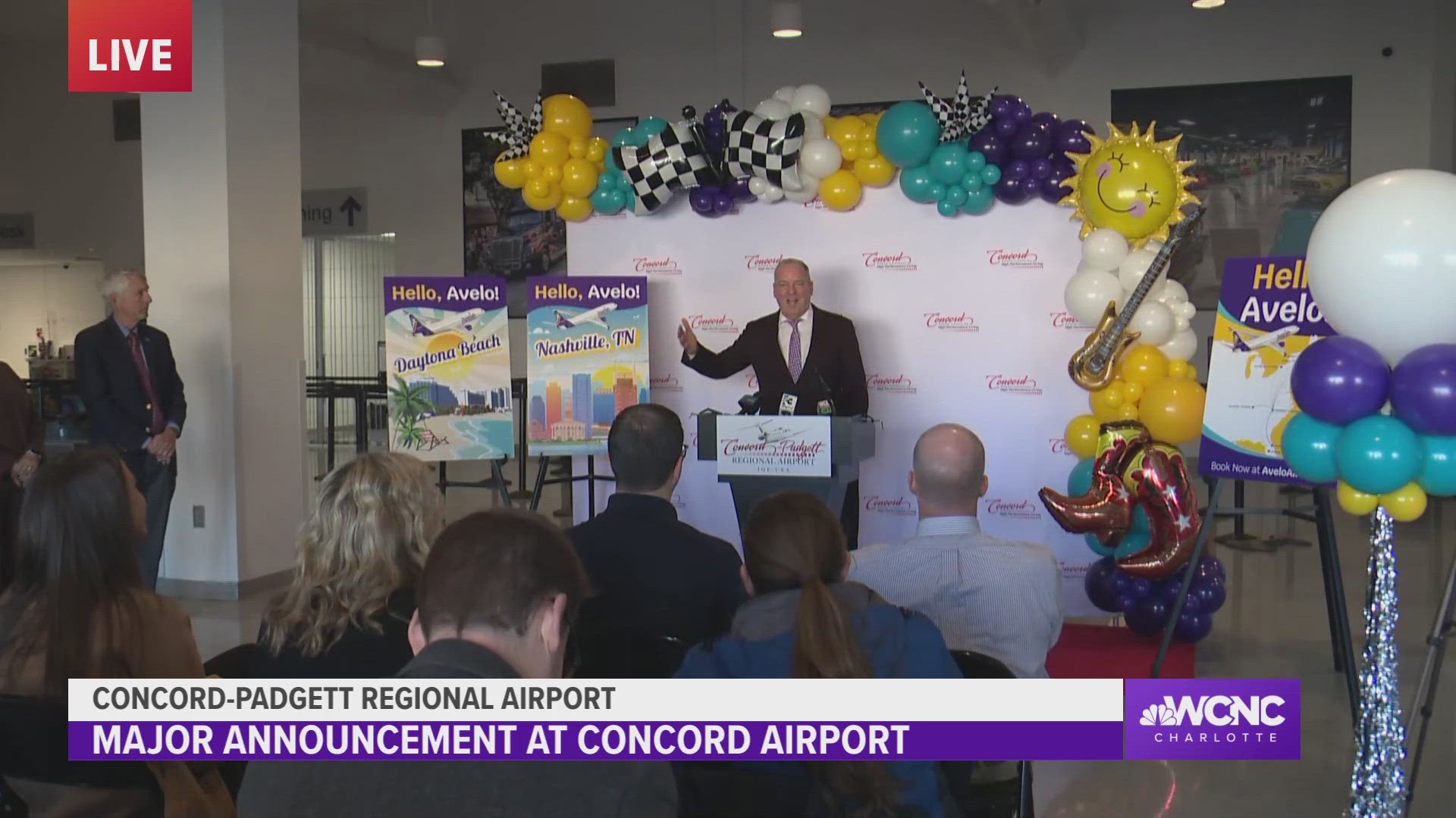 Budget airline Avelo Airline announced it would establish a base at Concord-Padgett Regional Airport that would allow them to create new routes and new jobs.