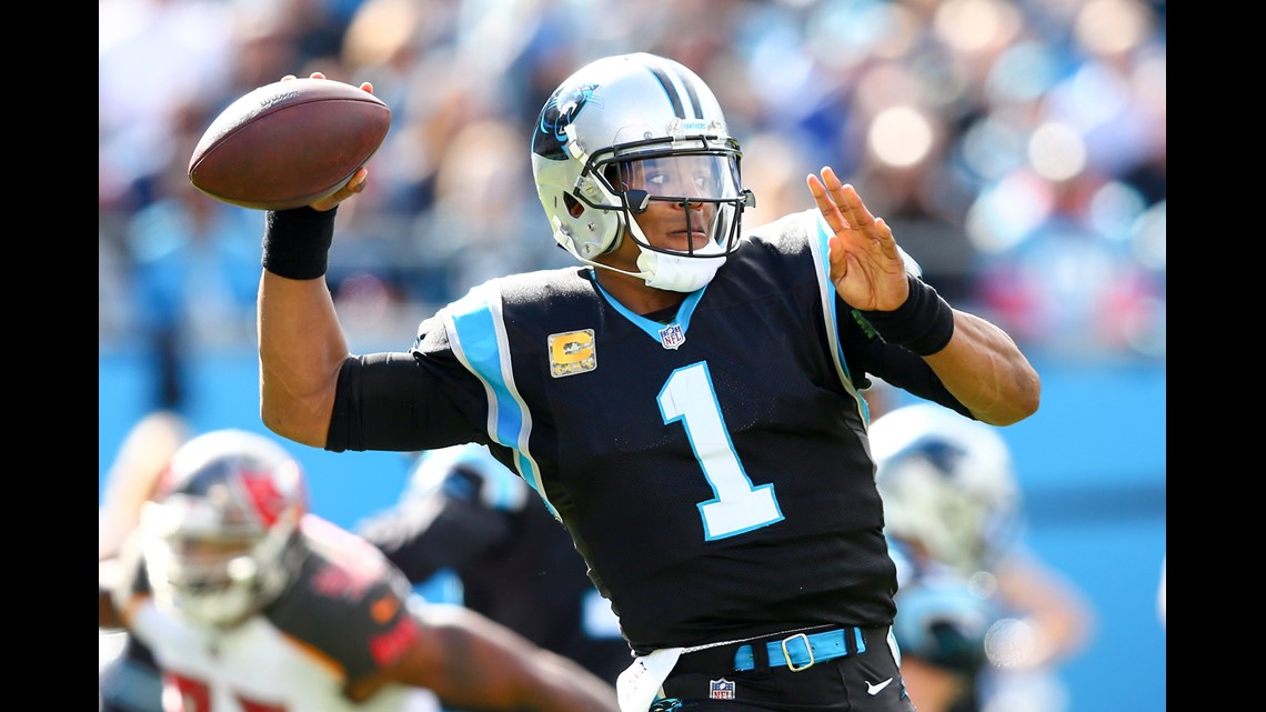 Newton, McCaffrey lead Panthers past Bucs, 42-28