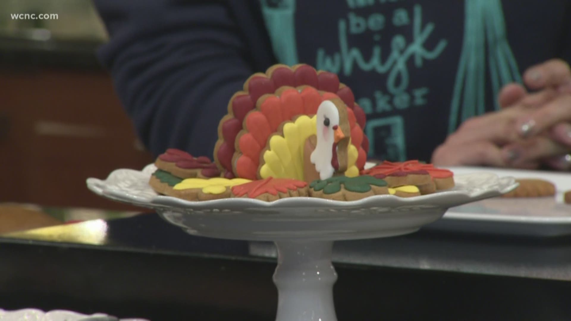 Owner of Sweet Spot Studio, Jossie Lukacik, shows us how to make an adorable 3D turkey cookie display.