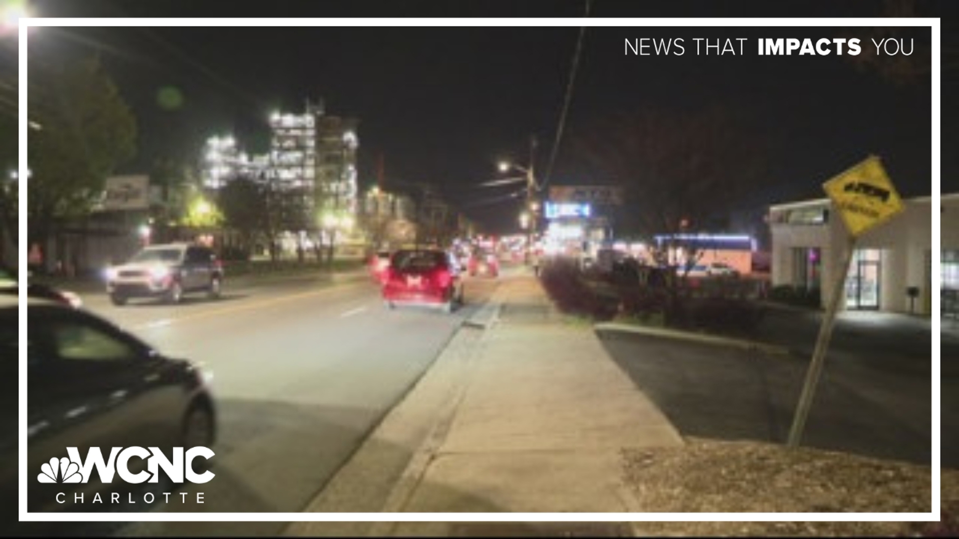 We learned that a person is expected to be okay after being hit by a car on South Boulevard last night, near Tyvola road. 