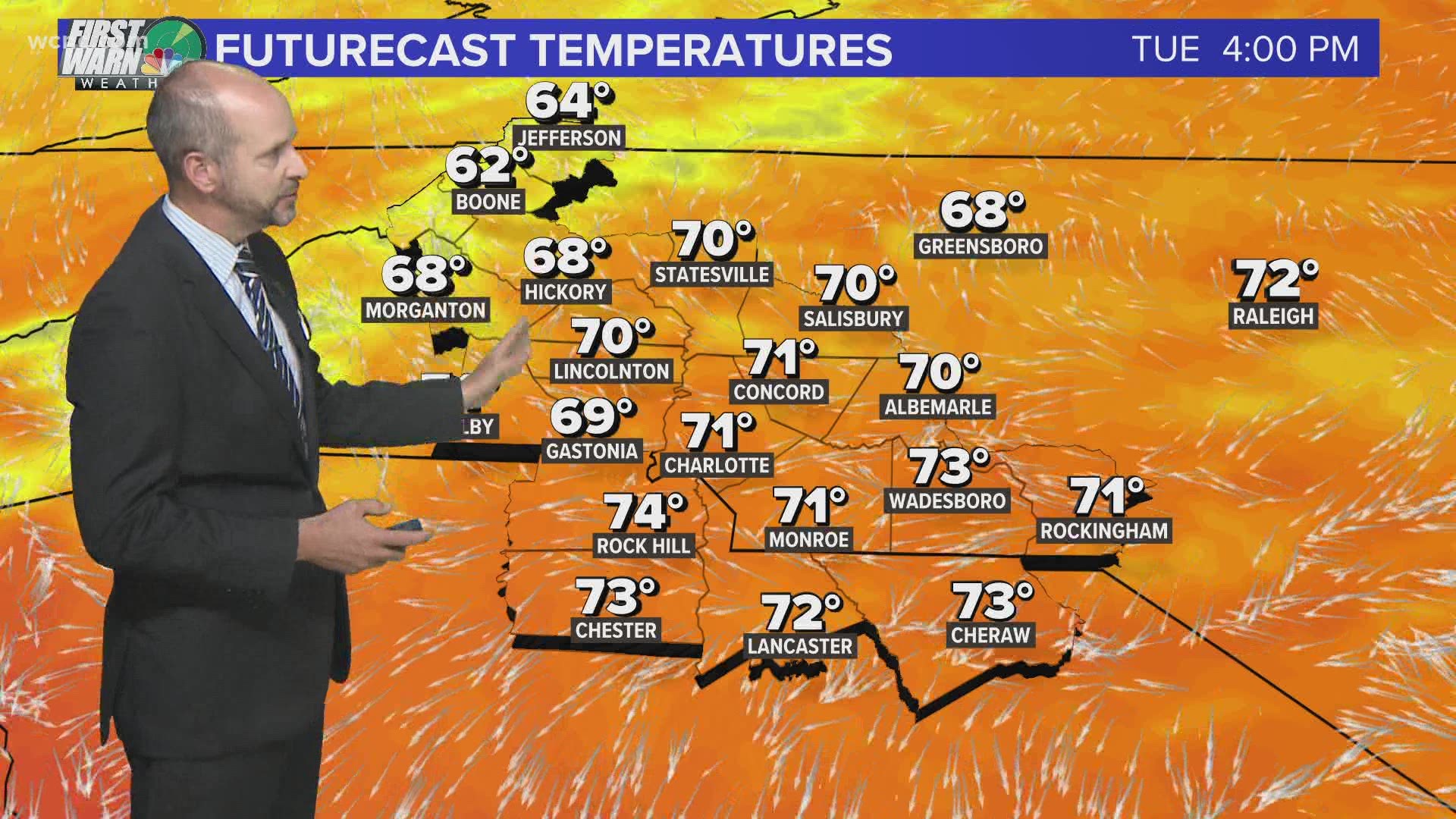 More Storms Forecast Monday In Charlotte 