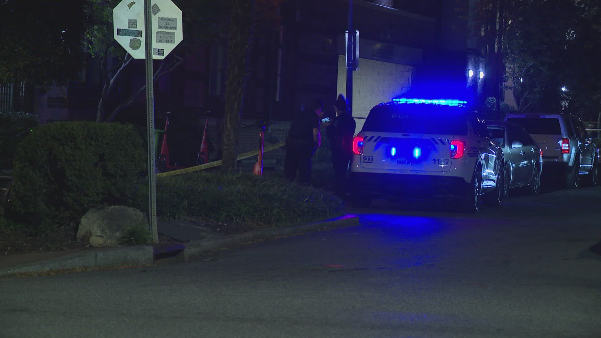 One person was seriously injured in a shooting in Uptown Charlotte late Thursday, Medic said.