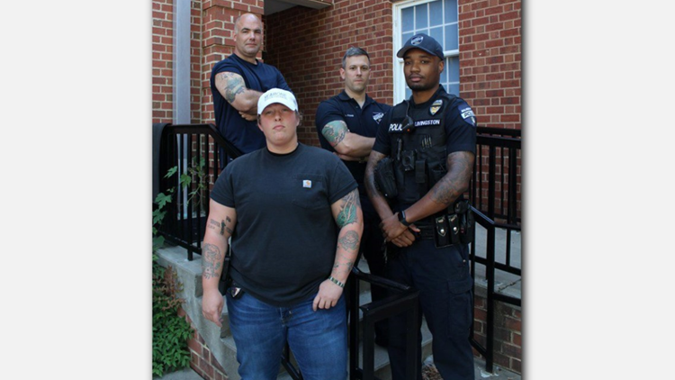 Police in North Carolina can now show off their tattoos 