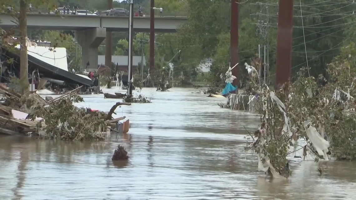 Recovery efforts underway in Spruce Pine after Helene