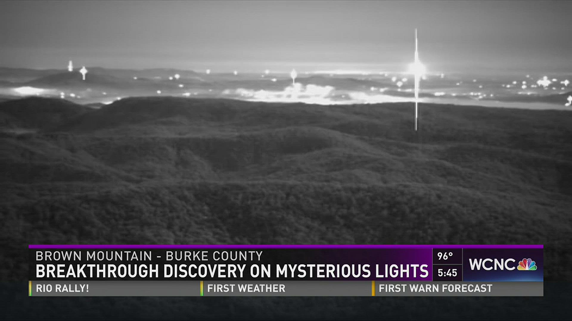 For years we've heard the tales of the mysterious lights seen by people at Brown Mountain in Burke County.