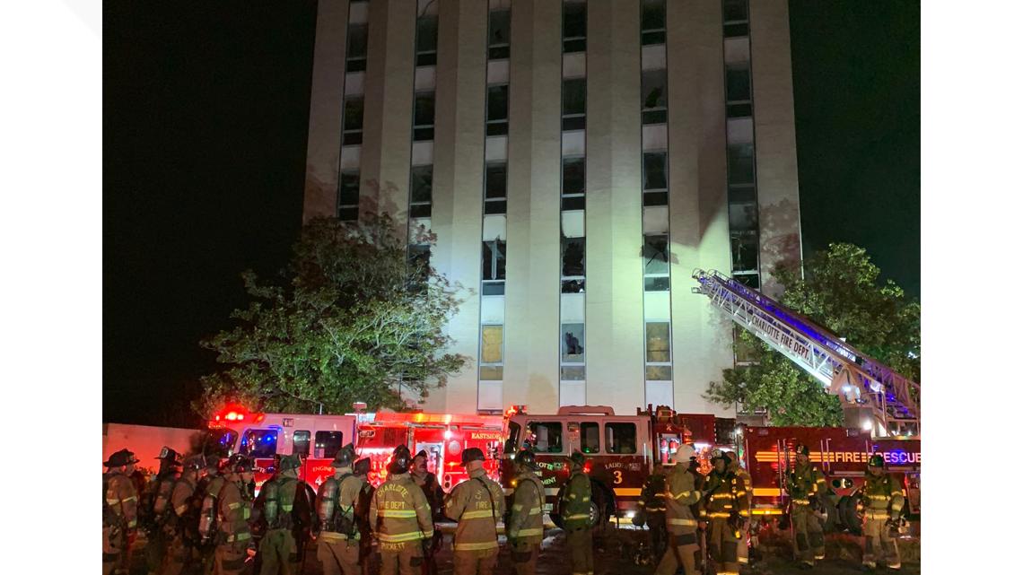 1 hurt in fire at historic Varnadore building in Charlotte, NC