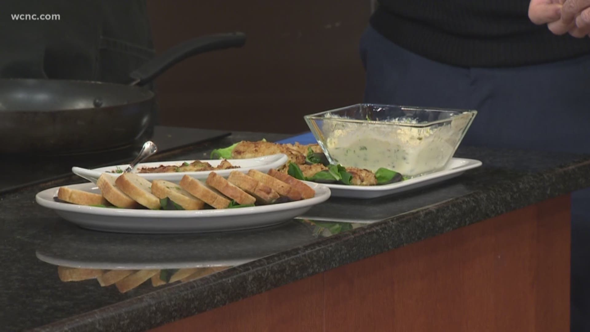 Chef Michael Harrington has made it easy for you to make crab cakes at home.