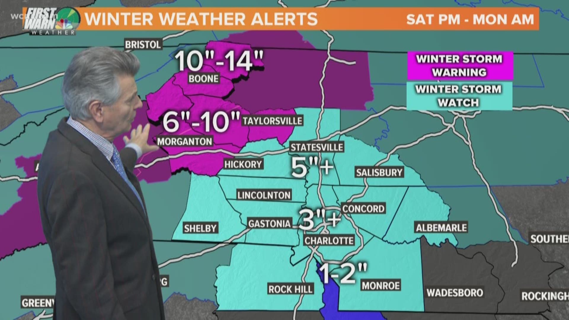 The Carolinas are preparing for a winter storm that will bring a dangerous mix of snow, sleet, freezing rain and ice to the Charlotte area over the weekend.