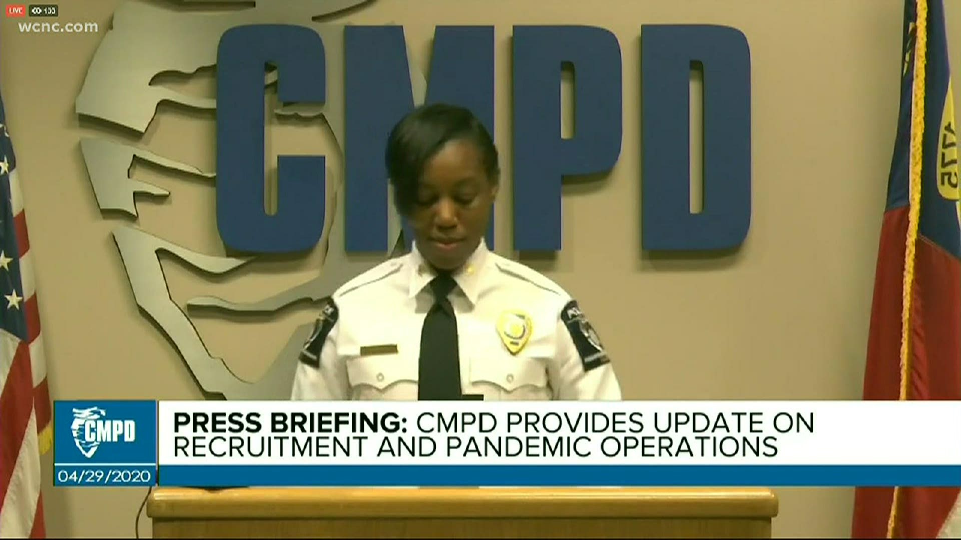 CMPD says they began recruitment last month and have already had 350 applicants.