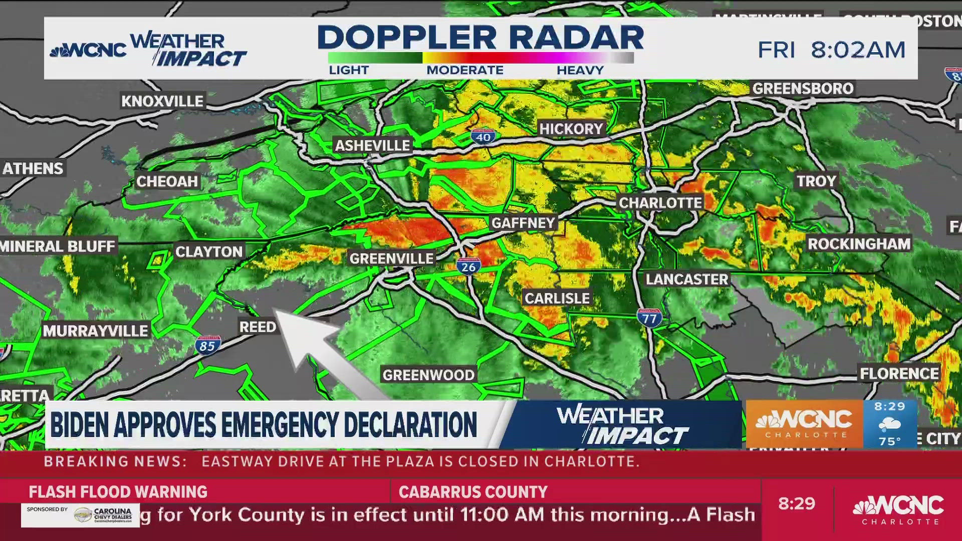 Heavy rain, high winds better Charlotte area as Helene moves in | wcnc.com