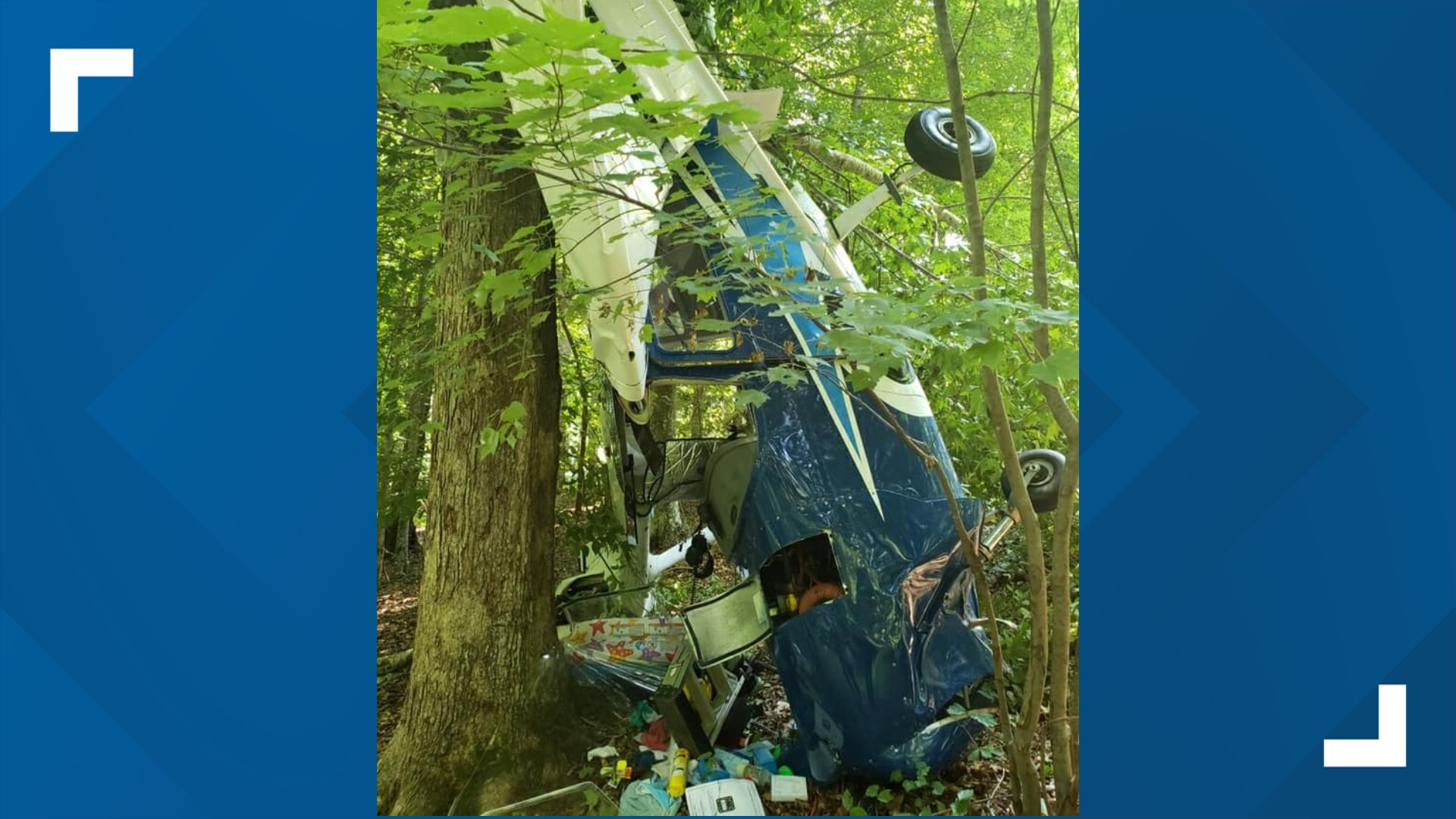 2 passengers injured after plane crash near Waxhaw