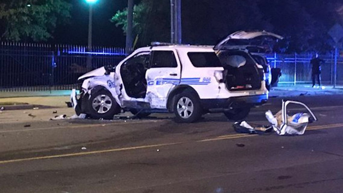 Charlotte Police Officers Hurt In Crash Near Scene Of Homicide | Wcnc.com